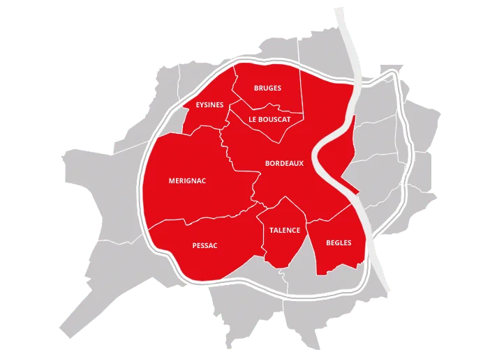 Zone Bordeaux location vélo électrique