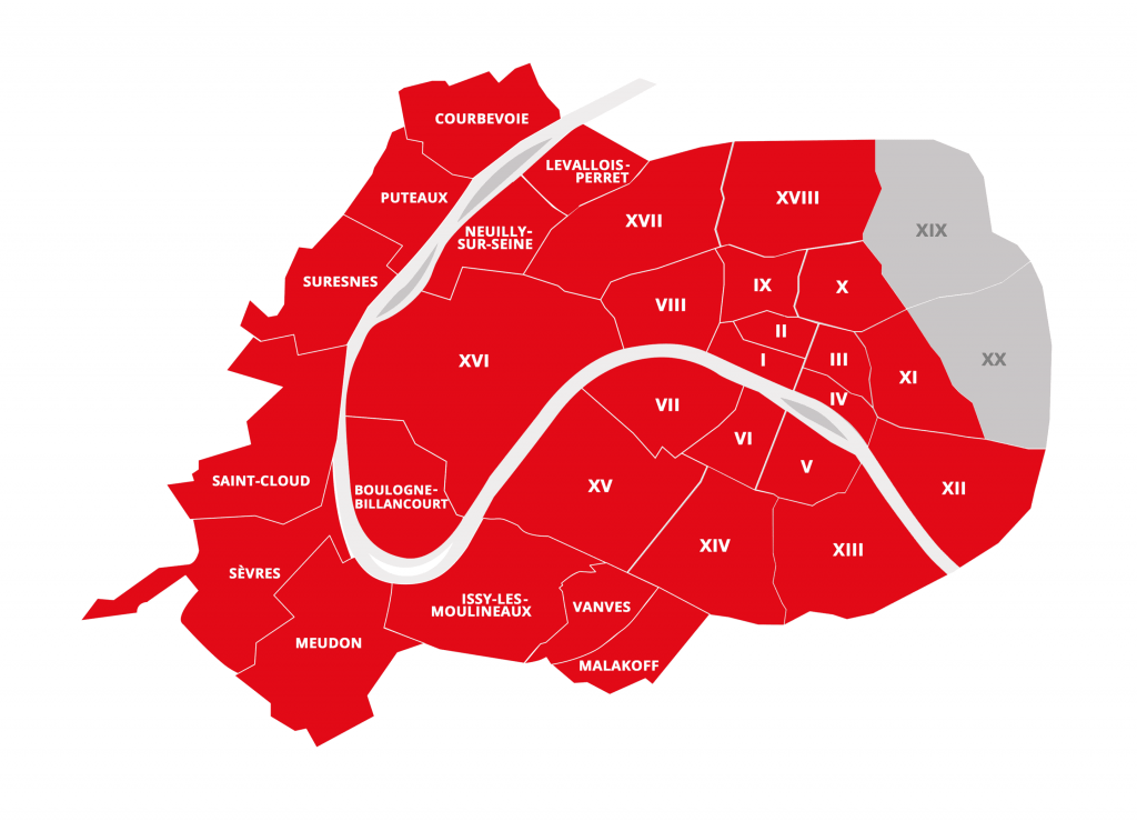 Zone Paris location vélo électrique