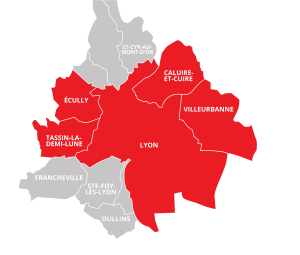 Map Lyon